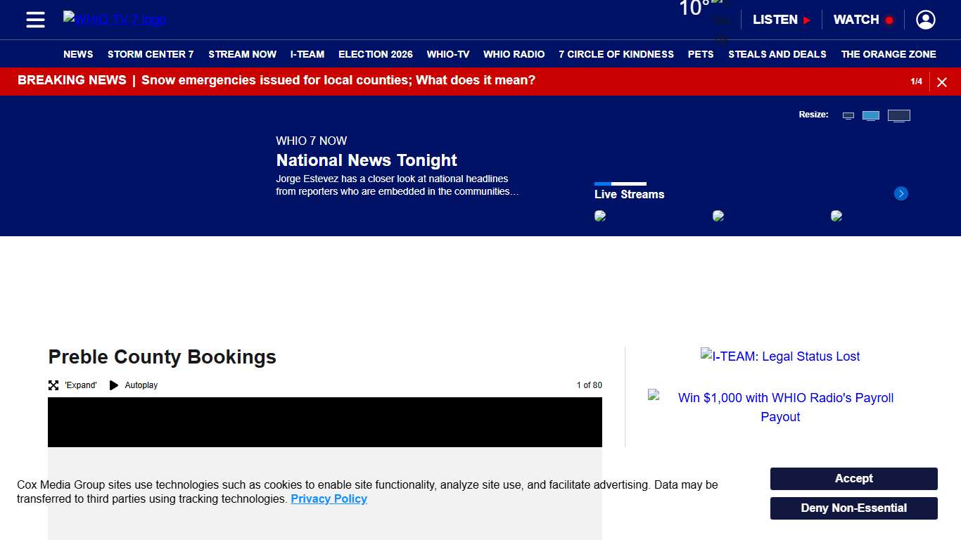 Butler County Inmates – WHIO TV 7 and WHIO Radio